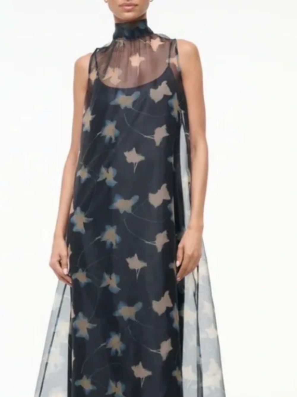 STAUD ALBEE BOTANICAL SHADOWS Maxi Dress New w tag